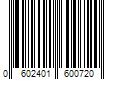 Barcode Image for UPC code 0602401600720