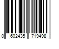 Barcode Image for UPC code 0602435719498