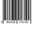 Barcode Image for UPC code 0602438418190