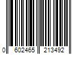 Barcode Image for UPC code 0602465213492