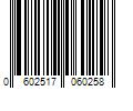 Barcode Image for UPC code 0602517060258