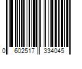 Barcode Image for UPC code 0602517334045