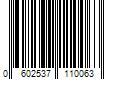 Barcode Image for UPC code 0602537110063