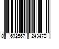 Barcode Image for UPC code 0602567243472