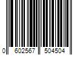 Barcode Image for UPC code 0602567504504