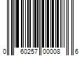 Barcode Image for UPC code 060257000086