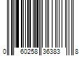 Barcode Image for UPC code 060258363838