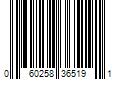 Barcode Image for UPC code 060258365191