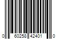 Barcode Image for UPC code 060258424010