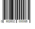 Barcode Image for UPC code 0602632000085