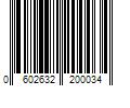 Barcode Image for UPC code 0602632200034