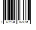 Barcode Image for UPC code 0602644023331