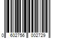 Barcode Image for UPC code 0602756002729