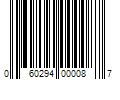 Barcode Image for UPC code 060294000087