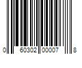 Barcode Image for UPC code 060302000078