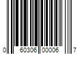 Barcode Image for UPC code 060306000067