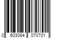 Barcode Image for UPC code 0603084070701. Product Name: Garnier Whole Blends Sulfate Free Red Rose Extract and Vinegar Leave-In - 5.0 fl oz