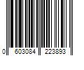 Barcode Image for UPC code 0603084223893