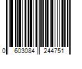 Barcode Image for UPC code 0603084244751