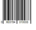 Barcode Image for UPC code 0603154010033