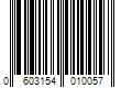 Barcode Image for UPC code 0603154010057