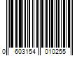 Barcode Image for UPC code 0603154010255