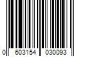 Barcode Image for UPC code 0603154030093