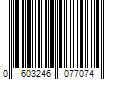 Barcode Image for UPC code 0603246077074