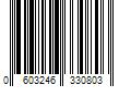 Barcode Image for UPC code 0603246330803