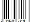 Barcode Image for UPC code 0603246384981