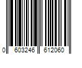 Barcode Image for UPC code 0603246612060