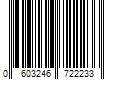 Barcode Image for UPC code 0603246722233