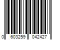 Barcode Image for UPC code 0603259042427