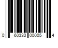 Barcode Image for UPC code 060333000054