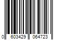 Barcode Image for UPC code 0603429064723