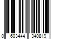 Barcode Image for UPC code 0603444340819