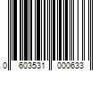 Barcode Image for UPC code 0603531000633