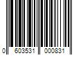 Barcode Image for UPC code 0603531000831