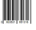 Barcode Image for UPC code 0603531651316