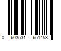 Barcode Image for UPC code 0603531651453