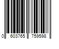 Barcode Image for UPC code 0603765759598