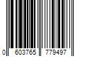 Barcode Image for UPC code 0603765779497