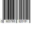 Barcode Image for UPC code 0603765820151