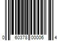 Barcode Image for UPC code 060378000064