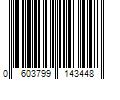 Barcode Image for UPC code 0603799143448