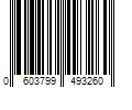 Barcode Image for UPC code 0603799493260