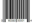 Barcode Image for UPC code 060380000014