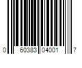 Barcode Image for UPC code 060383040017