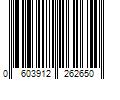 Barcode Image for UPC code 0603912262650