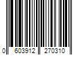 Barcode Image for UPC code 0603912270310